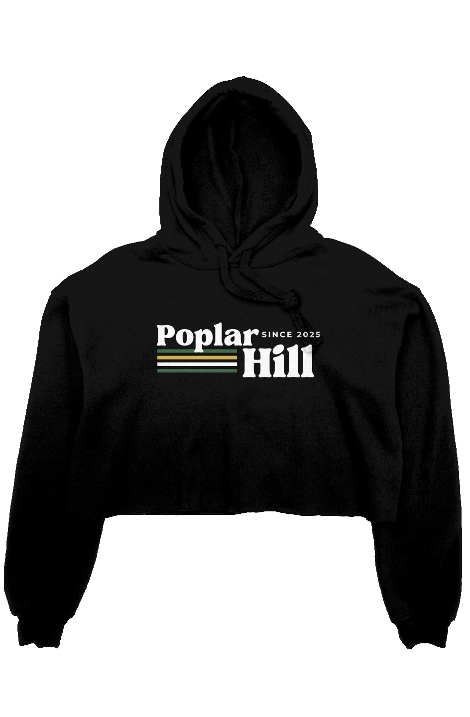 Adult crop fleece hoodie