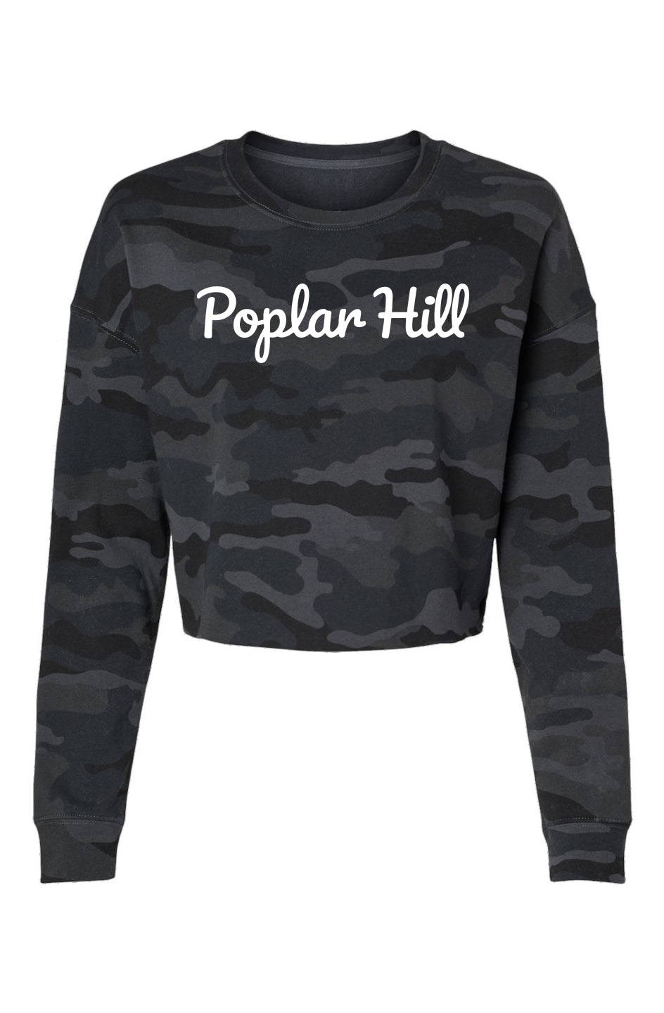 Lightweight Camo Cropped Crew