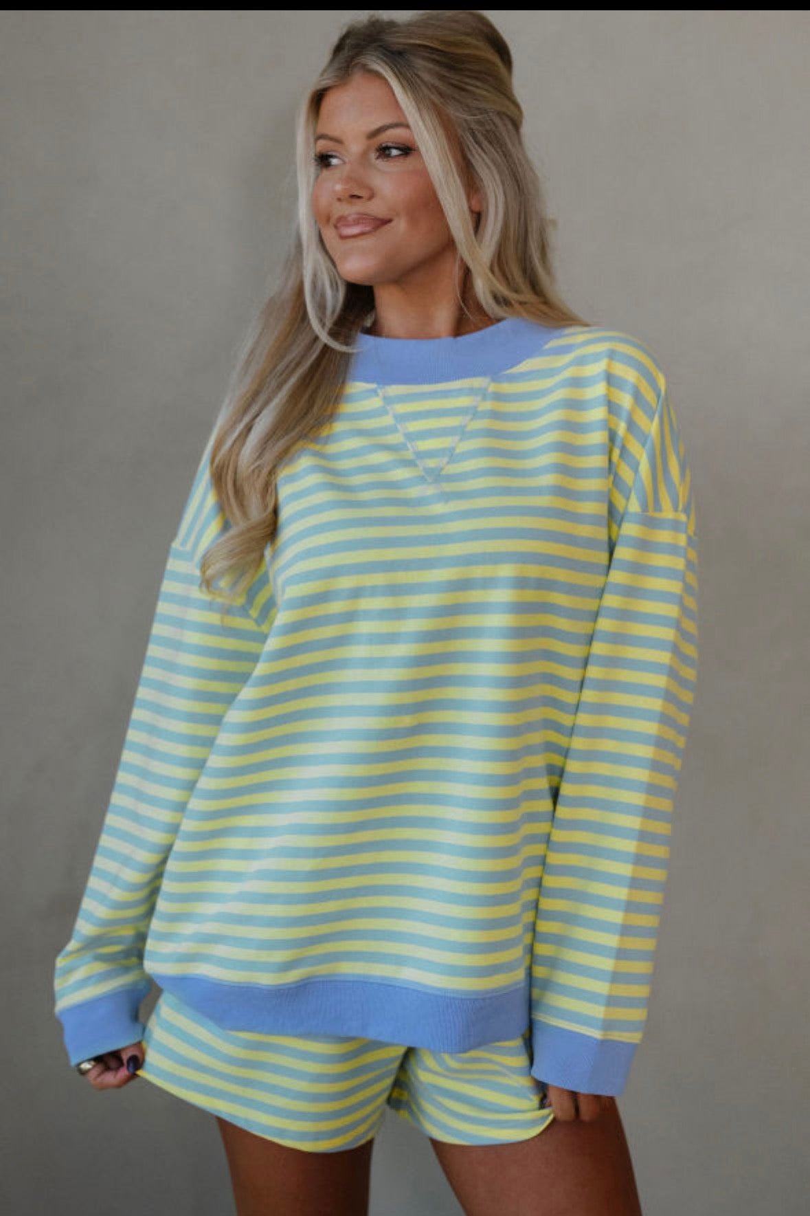 Sunshine Stripe Lounge Set