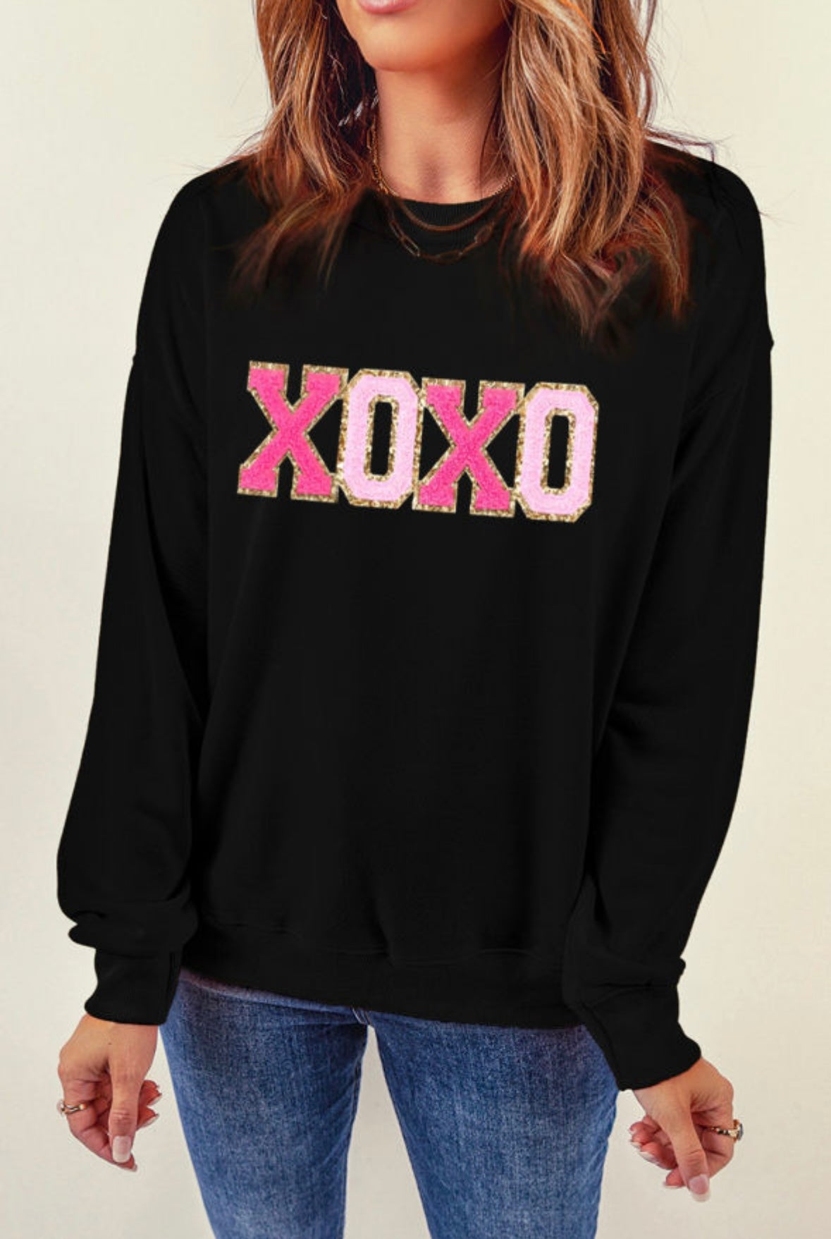 XOXO Black Sweatshirt