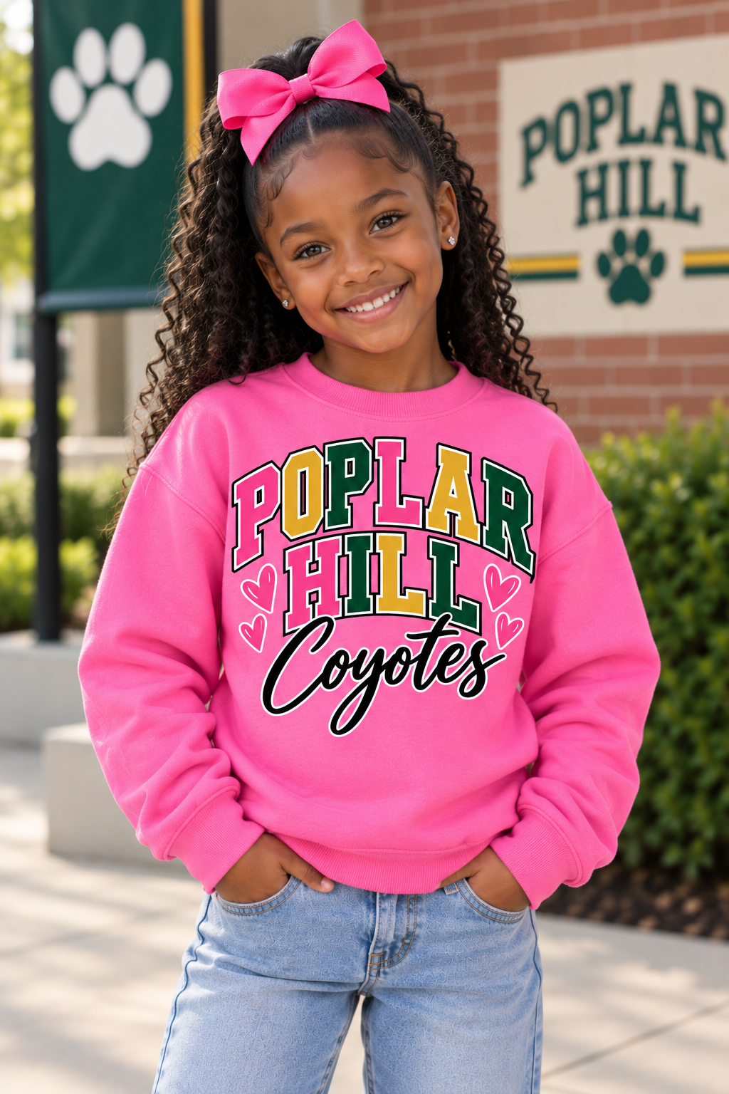 Poplar Hill Pink Sweatshirt