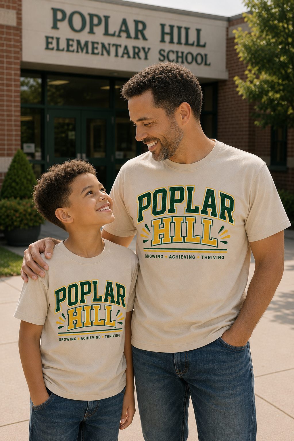 Poplar Hill Elementary Shirt Growing