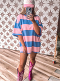 Bright Pink Oversized T-Shirt
